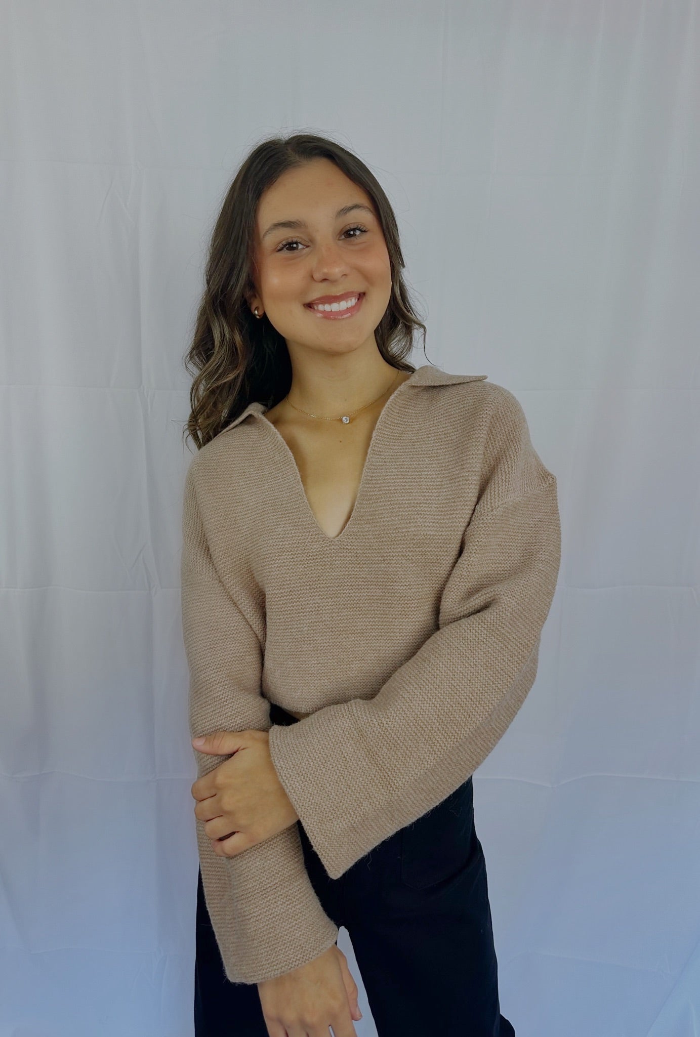 The Izzy Cropped Sweater