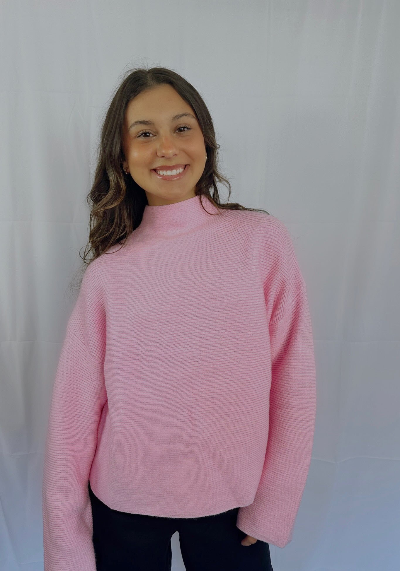 The Rainey Mock Neck Sweater